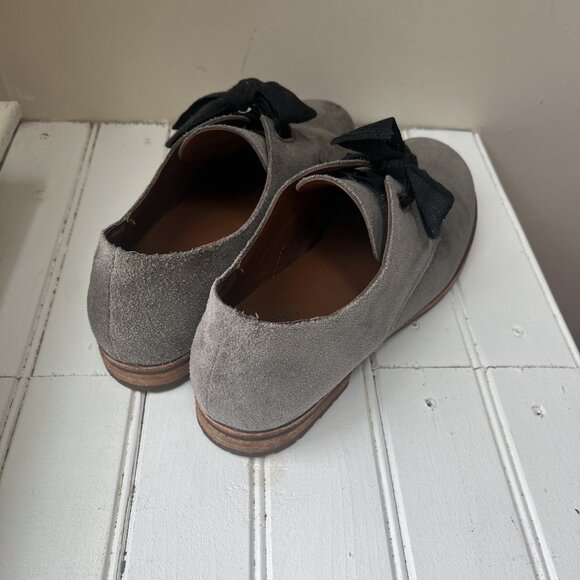 Kork-Ease Beryl Grey Suede Slip-On Shoes – Size 7.5 – Comfort Footbed - Picture 3 of 7